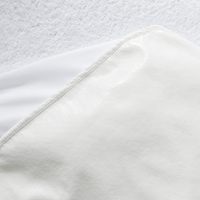 Protège-matelas personnalisé lavable, silencieux, antidérapant, en tissu éponge de coton, imperméable