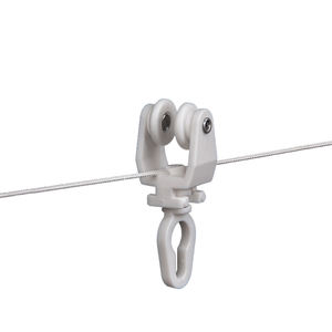 Deslizadores <span class=keywords><strong>para</strong></span> Rieles <span class=keywords><strong>de</strong></span> Cortina, Rodillos Resistentes con Separadores <span class=keywords><strong>de</strong></span> Cordón, Poleas Silenciosas y Suaves <span class=keywords><strong>para</strong></span> <span class=keywords><strong>Cortinas</strong></span> con Pliegues Ondulados - Product Image 5