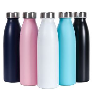Tazas de vacío aisladas 500ml personalizadas Botellas de agua de acero inoxidable 304 de doble pared para deportes - Product Image 1