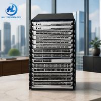 Chasis de Conmutador Modular Multiservicio S10508 con 8 Ranuras de Servicio, Unidad de Conmutación Agregada de Capa 3 Administrada de Alta Densidad