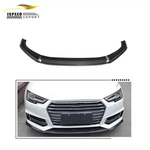 Labbro Anteriore in Fibra di Carbonio <span class=keywords><strong>A4</strong></span> <span class=keywords><strong>SLINE</strong></span> S4 per <span class=keywords><strong>Audi</strong></span> <span class=keywords><strong>A4</strong></span> B9 <span class=keywords><strong>Sline</strong></span> S4 2017-2018 - Product Image 1