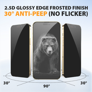 Film de protection d'écran en <span class=keywords><strong>verre</strong></span> <span class=keywords><strong>trempé</strong></span> anti-espion 9H 0,3 mm 2.5D pour téléphone portable pour 12 13 Mini 14 Pro Max 15 16 Plus <span class=keywords><strong>Xr</strong></span> <span class=keywords><strong>11</strong></span> - Product Image 4