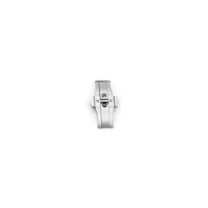 Bracelet de montre pliable en acier inoxydable, fermoir personnalisable, boucle papillon pour accessoires de montre - Product Image 1