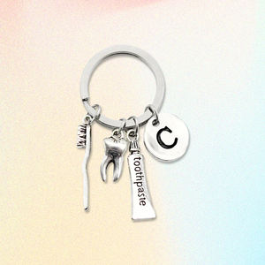 Porte-clés stéthoscope infirmier en métal personnalisé, outil médical, étanche, fait main, DIY - Product Image 4