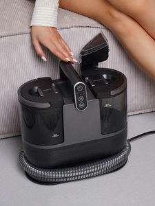 Limpiador a vapor de 1600W sin bolsa, eléctrico, para limpieza en húmedo y seco con función de pulverización de agua caliente para limpieza textil del hogar. - Product Image 2
