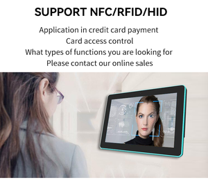 Custom 10 10.1 13.3 15.6 pollici POE RFID NFC Android Tablet con LED RGB barra luminosa per sala conferenze <span class=keywords><strong>prenotazione</strong></span> - Product Image 5