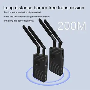 5.8G 200M HD-MI-Compataible Extender kit trasmettitore e ricevitore Video Wireless 1080P 60Hz interruttore di estensione Video per TV PC