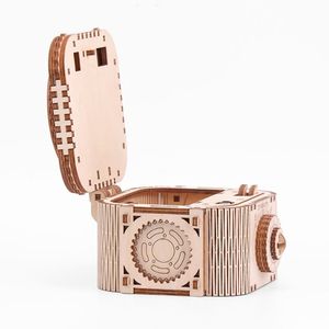 Rompecabezas 3D de madera para niños, modelo arquitectónico de circo de madera para niños, decoración creativa de madera hecha a mano, rompecabezas DIY - Product Image 4