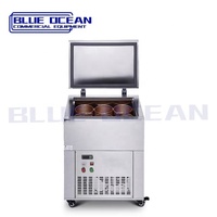 Machine de sablage de glace sèche à température unique refroidissement par air de comptoir brique de glace machine à glaçons cylindrique système de refroidissement par compresseur