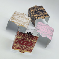 Étiquettes en métal aluminium avec adhésif, écologiques et imperméables, personnalisées pour l'emballage de luxe