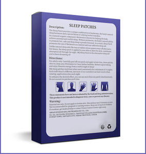 睡眠品質を改善するための伝統的な中国医学ボディヘルスケア経皮深部睡眠パッチ - Product Image 6