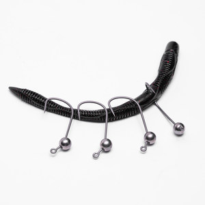 <b>Tungsten</b> Steel Wacky Hook Lure Hook 0.7g 11.5g Lead Head For Bass Freshwater Fishing Rivers - Product Image 1