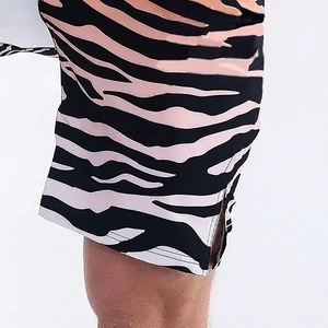 Shorts d'entraînement MMA d'été en gros pour hommes, nouveau style, poches et cordon de serrage, coupe ajustée, 100% polyester, short à vendre - Product Image 5