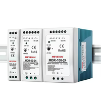 Alimentation industrielle MEVECH 100W SMPS 24V 220V AC DC à découpage sur rail DIN MDR-100-24