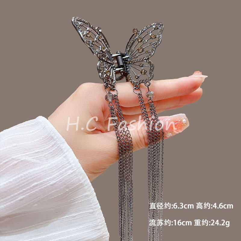 L22โซ่ยาวผีเสื้อสีดำ