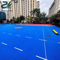 Granul EPDM Warna-warni untuk Lintasan Lari, Lantai Plastik Lapangan Atletik, Taman Bermain Anak / Area Bermain Anak, Lantai Taman Kanak-Kanak