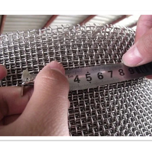 亜鉛メッキ圧着金属メッシュフック圧着振動スクリーンワイヤーメッシュ - Product Image 3