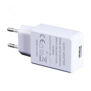 Enchufe DE LA UE de EE. UU. Adaptador Usb de puerto único Tipo a Cargador 15W 5 voltios <span class=keywords><strong>3Amper</strong></span> 5V 3a Fuente de alimentación 5V3A - Product Image 1