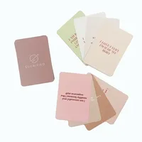Cartes d'affirmation Impression personnalisée Oracle Paper Card Publicité Poker Style Fun Positive Card Game