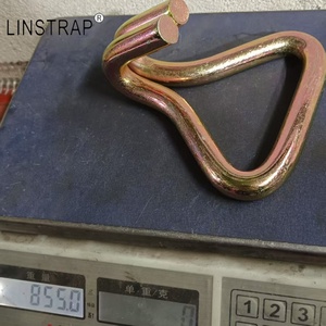 Tali Pengikat Barang Polyester Liniu 4-inci 10 Ton dengan Pengait Ganda, Pegangan Aluminium, Kapasitas Beban 1200kg - Product Image 4