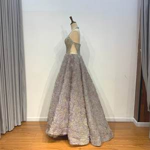 Jancember LSMZ12时尚露背水晶正式派对女性晚间舞会礼服 - Product Image 3