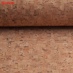 Textile <span class=keywords><strong>en</strong></span> cuir de liège, 50 m, tissu adhésif personnalisé, Grain carré, couleur naturelle, pour chaussures et sacs - Product Image 3