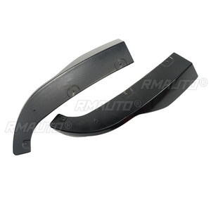 Para Jeep Grand Cherokee SRT SRT8 WK2 2011-2022, un par de protectores laterales del parachoques trasero, difusores, alerones, labio de alerón, negro brillante - Product Image 4