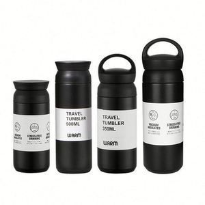 Mug isotherme portable en acier inoxydable 350/500 ml, style mode, avec poignée moderne, pour café et eau, bouteille sous vide, idéal pour les cadeaux promotionnels - Product Image 6