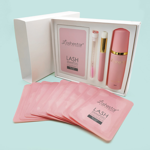 Kit de champú para limpieza de pestañas al por mayor de Etiqueta Privada, solución concentrada de espuma para pestañas, champú para pestañas, cepillo, desmaquillador de ojos - Product Image 4