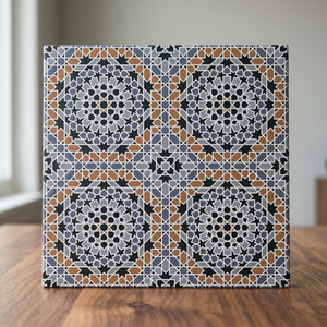Carreaux muraux en céramique numérique Elevation 300x300mm, finition brillante ou mate, série de décoration murale, carreaux de sol extérieurs antidérapants à connecter - Product Image 5