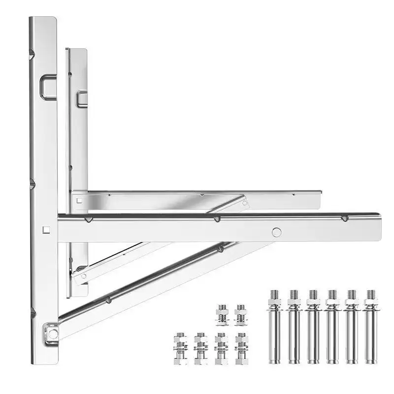 ユニバーサルエアコン屋外ユニット用の強力な耐荷重性と洗練されたデザインのエアコンブラケット