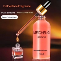 Recharge d'huile pure pour diffuseur de voiture 100ml/50ml – Huile essentielle en verre pour aromathérapie, purificateur d'air désodorisant et éliminateur de odeurs (type Cologne)