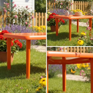Minimalist Dining Plastic Table Traditional Style Custom Color Available Factory Direct Price Wholesale Kitchen <b>Desk</b> for Home - Product Image 3