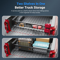 Diviseur de benne de camion compatible avec GMC Sierra 1500 2014-2018 |   Organisateur de benne de camion Chevy Silverado 1500 Cargo Manager Molle Panel