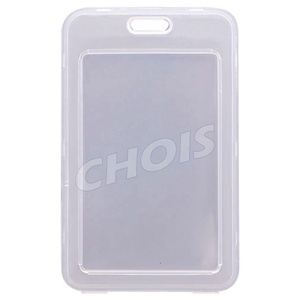 Porta Badge <span class=keywords><strong>Verticale</strong></span> Rigido in Plastica PP Trasparente Completamente Coperto Pronto per la Spedizione - Product Image 5