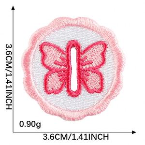 Nouvelles Broderies, Patchs Brodés de Formes Variées, Patchs à Boutons pour la Décoration des Vêtements - Product Image 6