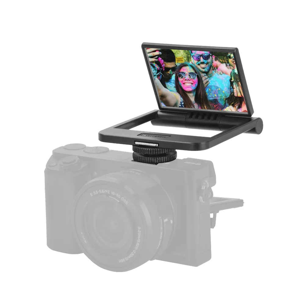 KingMa Vlog Selfie Flip Screen Selfie Mirror for Mirrorless Camera for Sony Fuji Nikon Camera