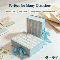 Boîte cadeau rigide magnétique personnalisée imprimée, écologique, en forme de livre, emballage en papier de luxe pour cadeaux de fête