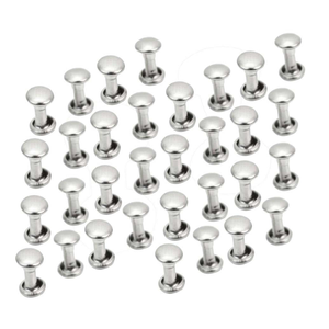 Rivets métalliques <span class=keywords><strong>à</strong></span> coudre Double face, pièces, Punk, fermeture rapide, bouton pression, vis artisanat, sangles, Rivets pour cuir - Product Image 1