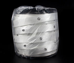 Ruban de rideau à plis ondulés en polyester transparent, bande inférieure ondulée pour rail de rideau à plis en S, accessoire pour tringles et rails de rideaux - Product Image 6