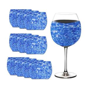 Manchon isotherme en néoprène pour verres à vin, avec impression par sublimation et logo personnalisé en usine - Product Image 6