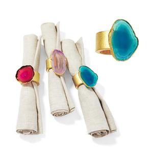 แหวนผ้าเช็ดปากลายอาเกต - Product Image 1