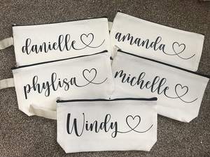 25*13*4,5 cm Bulk Mehrzweck kleine Make-up-Tasche für Geldbörse Tragbare Reiß verschluss Blank Kultur beutel Organizer DIY für Frauen - Product Image 4