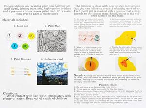 Decorazione Della Parete Fai da Te Vernice per Bambini di Età Della Tela di Canapa Pittura Dai Numeri, Pittura a Olio per La Decorazione Domestica - Product Image 6