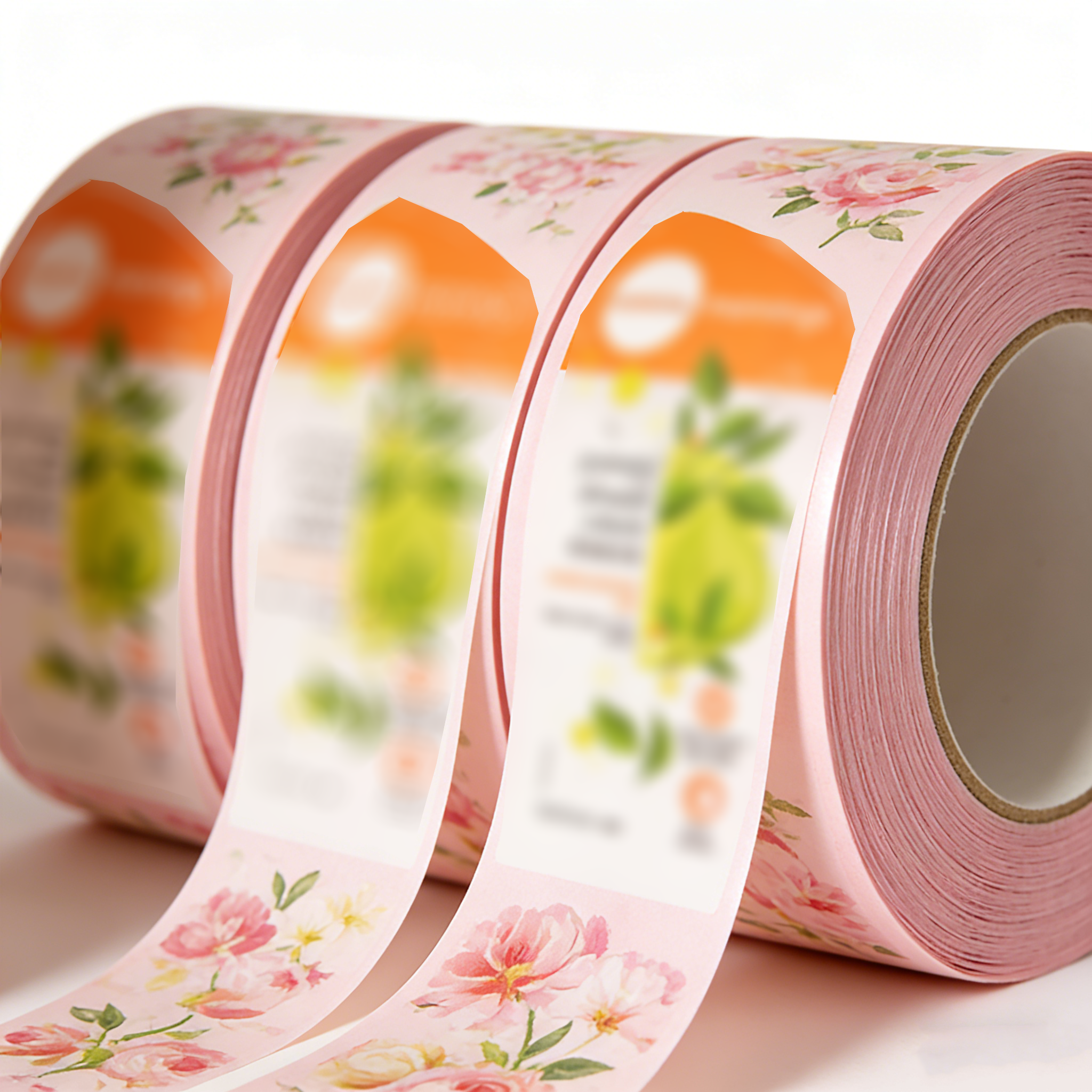 Custom Roll Printed Holographic Vinyl Luxury Packaging Labels Embossed Gold Foil Waterproof Adhesive Stickers for Shampoo