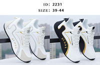 Baskets imperméables en PU pour hommes, chaussures de sport décontractées, légères, respirantes, plates, antidérapantes, Tenis, Zapatillas Hombre