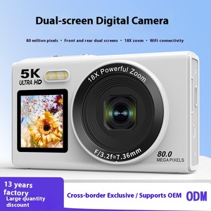 80 Megapixel CCD Video <strong>Camera</strong> for Students Portable 5K Dual-Screen Photography Cross-Border HD Digital Equipment Direct - Product Image 5