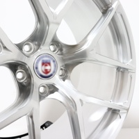 Jantes universelles de haute qualité en aluminium forgé 6061-T6, finition gris canon usiné, 19-21 pouces, 5x114.3, design S101