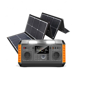 <b>Rechargeable</b> Mobile Outdoor EU AC Backup Emergency Home Solar MPPT Generator 230V Portable Station 500W Pure Sine A6 & UC100 Hig - Product Image 1