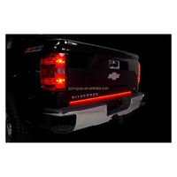 Barre lumineuse LED 48 "60" pour hayon de camion Triple rangée 5 fonctions avec clignotant de frein arrière étanche universel pour pick-up